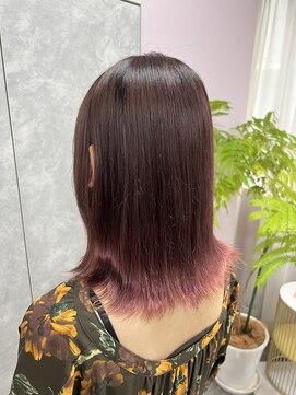 ガルボヘアー 名古屋栄店(garbo hair) #グラデーション#ピンク#ピンクブラウン#10代#20代#名古屋