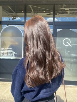 伸ばしかけの髪もふわっとくびれ感のあるヘアに！再現性も高く、毛先まで艶と潤い溢れる質感に♪【福井】