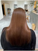 梅雨でも艶々な地毛のようなストレート
