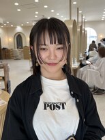 ラヴィズム 松崎店(LUVISM)&nbsp;ミディアム顔周りレイヤーおくれ毛前髪新潟東区松崎