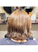 こて巻き風パーマ/こて巻きパーマ/ミディアムパーマ/錦糸町