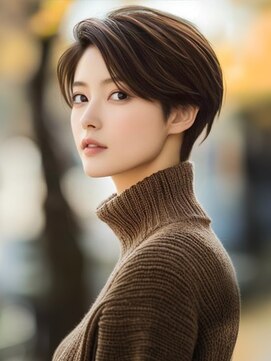 アルトリスト(Altruist Aging×HAIR&SPA) ★暗めカラーグランマッシュフェイスフレーミングデザインカラー