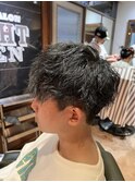 マッシュツイストスパイラルツイストパーマ