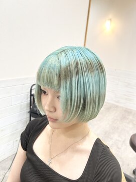 ヘアアンドメイク ルシア 奈良店(hair & make Lucia) ミントグリーン