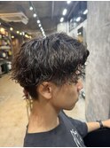 波巻きスパイラルパーマツイストスパイラルパーマ波巻きパーマ