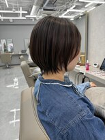 ネイロ 北千住(NeiRo)&nbsp;大人ショートボブ丸みショートカットマッシュショート前髪あり
