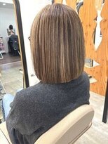 サンタフェ 柳津店(Santa'Fe)&nbsp;Santa'Fe式脱白髪染め白髪ぼかしカラー[ビフォーアフター]