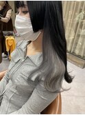 インナーカラー/シルバー/心斎橋