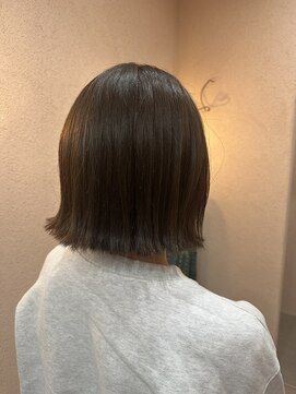 トリコ 柏(tricot) 切りっぱなし/外ハネ/ボブ/モカブラウン