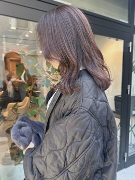 ソート(sot) ラベンダーベージュとお顔まわりレイヤー！[横浜/横浜駅]