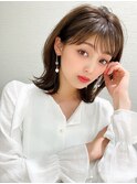 【NEW OPEN】小顔前髪あり後れ毛サイドバングメルティカラー