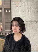 ボブパーマ　ウェーブパーマ
