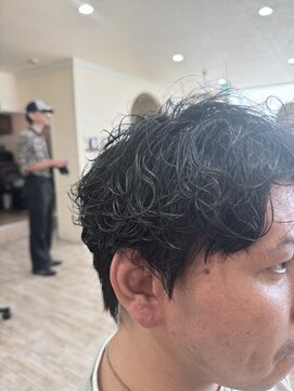 ラボヌールヘアーノーブル 新越谷店(La Bonheur hair noble) メンズカット/ハードパーマ【美髪】【イメチェン】