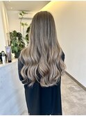 バレイヤージュベージュ