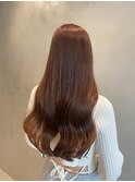 ブリーチなしダブルカラー/透明感/ココアブラウン