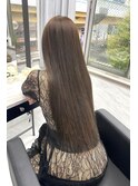 アッシュカラー シールエクステ80本【韓国ヘア 大阪 梅田】
