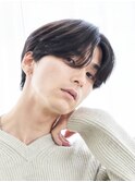 心斎橋センターパートニュアンスパーマフェザーショート緩め色気