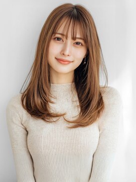 ヘアーアンドスパ フェリーチェ ミチ 野田屋町店(HAIR&SPA felice MICHI) 【feliceMICHI平田雅美】レイヤーカット ベージュ 韓国ヘア