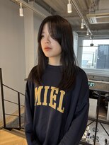 ヌープヘアーアイス(NUUP.hair ici)&nbsp;秋映え◎オリーブブラウン！美髪レイヤーベージュグレージュ艶感