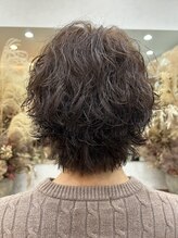 エリン バイ リル ヘアー 本陣(eLin by LiL hair) エッジを効かせたスパイラルパーマ