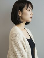 フレイムス ヘアアンドリラックス 赤羽店(Frames hair&relax)&nbsp;20代30代40代◎前下がりボブ/ストレート/暗髪グレージュ赤羽