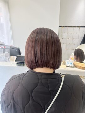 ビューバイネオリーブ 用賀店(Beau'r by neolive) 大人ガーリーダークアッシュ似合わせカットミディアムレイヤー