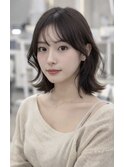 レイヤーボブ大人ボブ