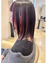 エクラ(eclat)&nbsp;インナーカラー、ピンク