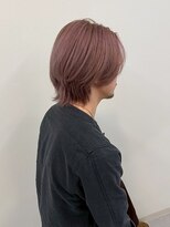 エトレ(etore)&nbsp;透明感ピンクグレージュ/メンズカラー/レイヤーカット