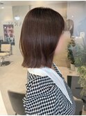 ショコラカラー × 外ハネボブ