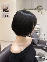 クラン 横浜(Clanc) ナチュラルブラック×ショートボブ