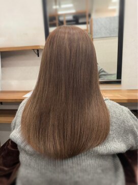 ロッカヘアエジェ(ROCCA hair eje.) ココアベージュミルクブラウンロング