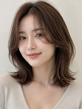 デザイナーズヘアー ラグジス(Designers hair LUXIS) ～【LUXIS海老名】～やわらかくびれ感ミディアム♪