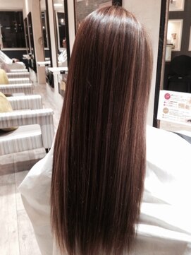 トリコ 都島店(trico) バイオレット×シアモーブ＠さらさらストレート【トリコ都島】