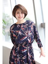 キッカ 津田沼 奏の杜店(CHICCA)&nbsp;ナチュラルショートボブ