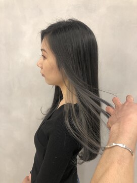 エイト ヘアサロン 渋谷本店(EIGHT) インナーカラー_シアーホワイト_新田 廉_0121