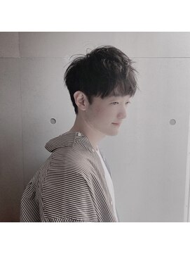 遊人セントラル(CENTRAL) [心斎橋/難波］アッシュブラック☆フラットマッシュ☆