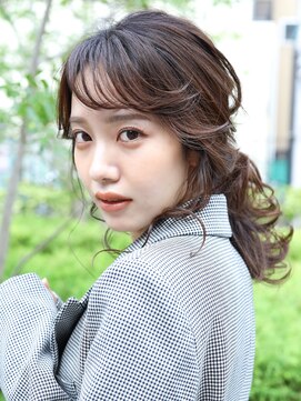 スリール バイ ミリー 江坂(Sourire by milly) 【Sourire 江坂】暖色系カラー×フェザーバング