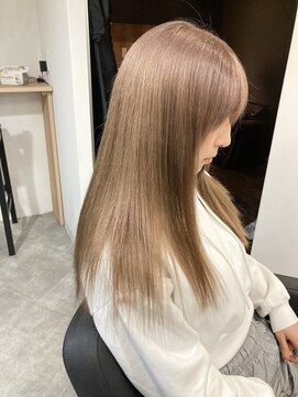 ラフ 難波店(LAFF) #黒髪#ボブルフ#ネビージュ#小顔#ワンレン