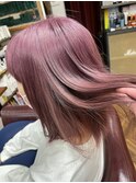 薄めのピンクアッシュ♪