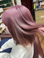 マルカ ヘアー(MARKA hair) 薄めのピンクアッシュ♪