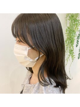 ネオヘアー 京成曳舟店(NEO Hair) グレージュカラー/くびれヘア/顔周りカット