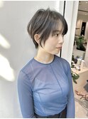【馬場】大人クール黒髪マッシュショートくびれ