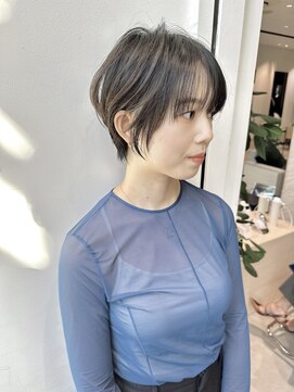 ステアケース 武蔵小杉店(stair:case) 【馬場】大人クール黒髪マッシュショートくびれ