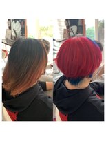 クラン ヘアーアンドスタジオ(CLAN hair & studio)&nbsp;ハイトーンエクステブリーチインナーミルクティーベージュ