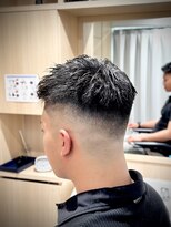 リバティシェアバーバー 銀座(LIBERTY SHARE BARBER) かっこいいフェードスタイル