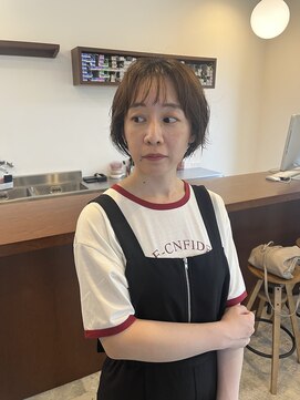 ビーヒアナウ 野々市市役所前店(BE HERE NOW N゜04) ミニボブ×パーマ風セット