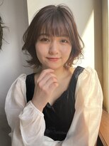 イオエ(ioe)&nbsp;デザインカラー/グランマッシュ/暗めカラー/ミディアムヘア