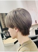 シルバーグレージュ[名駅/透明感カラー/Wカラー/ハイライト]