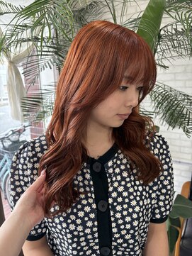 ココテラス(coco terrace) ダブルカラー/生オイルトリート/オレンジカラー